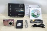 FUJIFILM FinePix F70EXR Digital Camera Pink Tested Good Condition
