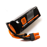 SPEKTRUM smart LiPo battery pack, black with orange wires and IC3 connector