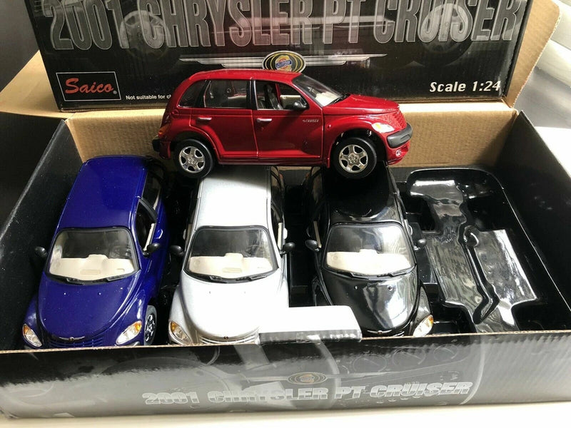 ONE OF SAICO 2001 CHRYSLER PT CRUISER 1:24 DIECAST MODEL CAR NEW? NO BOX