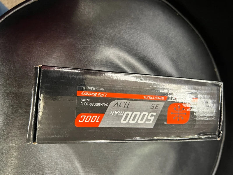 Spektrum SPMX50003S100H5 5000mah 3s 100c Smart Hardcase LiPo Battery NEW Battery