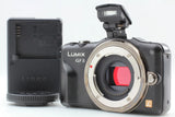 26 Languages [N MINT-] Panasonic LUMIX DMC-GF3 Body Black M4/3 Camera From JAPAN