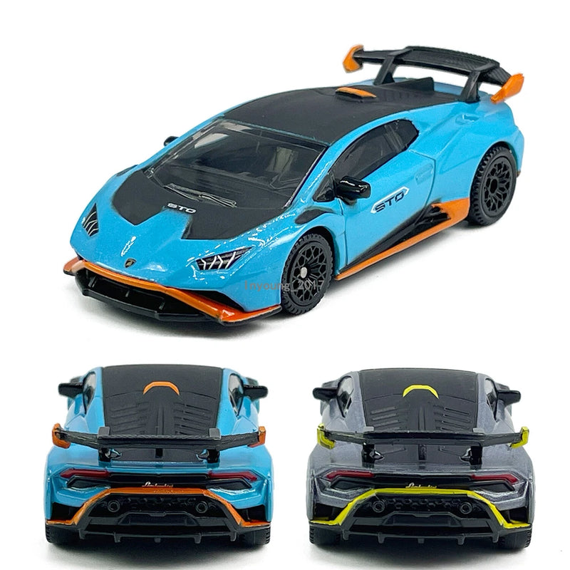 1/64 Lamborghini Huracan STO Model Car Diecast Toy Cars Metal Vehicles Boys Gift