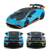 1/64 Lamborghini Huracan STO Model Car Diecast Toy Cars Metal Vehicles Boys Gift