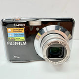 Fujifilm FinePix AX300 14MP Digital Camera Black Tested w/ 32GB SD