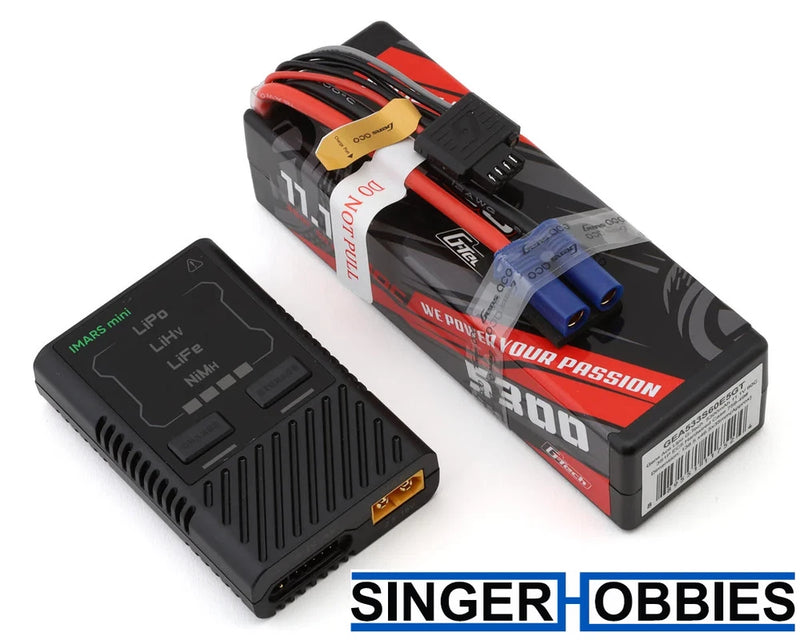 GENS ACE GEA60W3S5360GT G-Tech Smart 3S Bundle 3S 60C EC5 LiPo 5300mA / Charger Battery