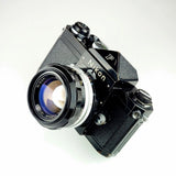 Nikon F SLR film camera NIKKOR lens set
