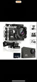 Water Resistant 4k Ultra HD Action Camera 16MP 32GB Storage With Built In WiFi