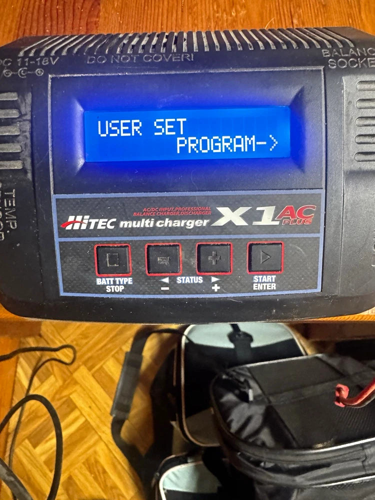 Hitec X1 AC Plus Balance Charger Multi Charger for LiPo NiMH Battery