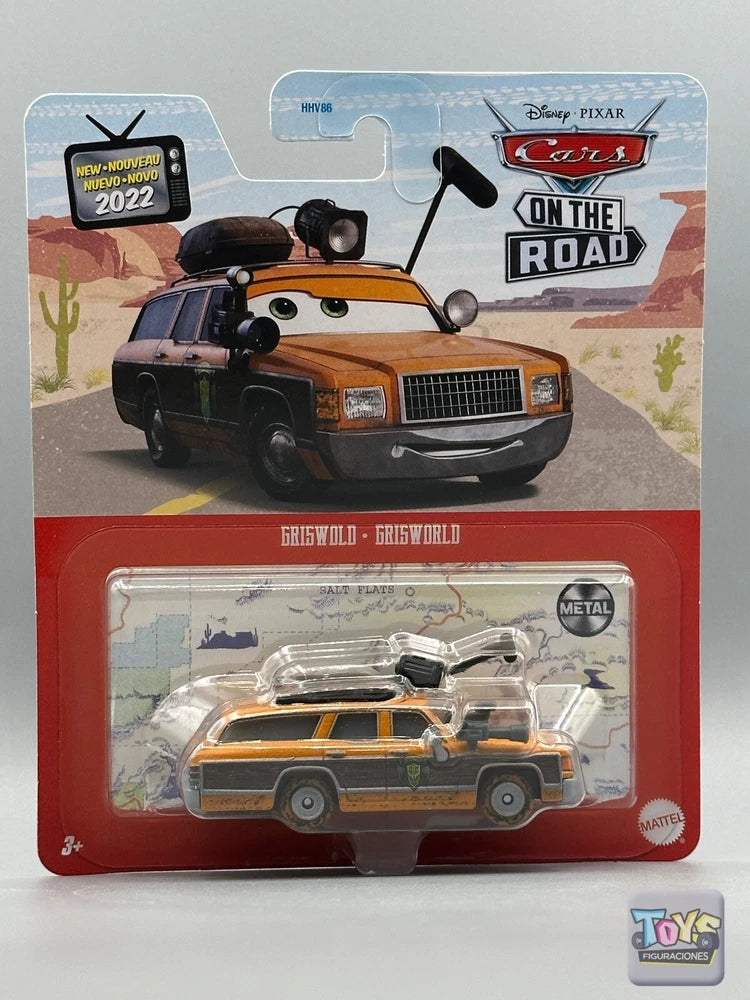 Disney Pixar Cars On The Road Metal Griswold Grisworld Wagon Salt Flats #1
