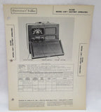 Vtg Sams Photofact Folder Globe Model 5BP1 Battery Operated Radio Parts Manual Battery