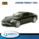Porsche 911 Carrera S Bburago 18-21065 Black 1:24 Diecast Scale Model Car