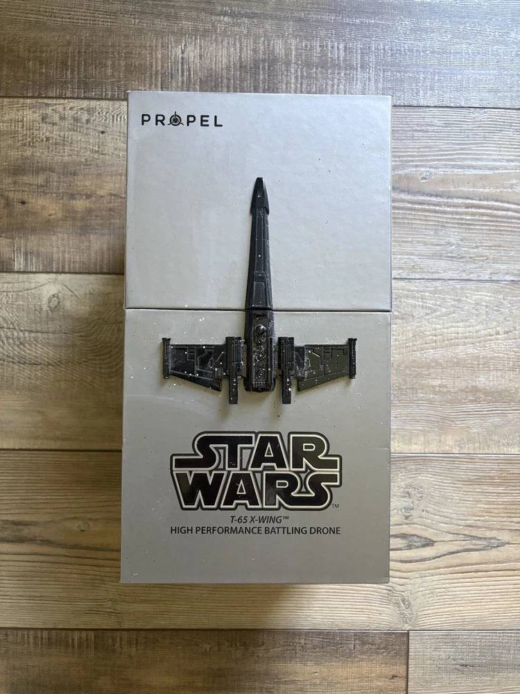 Propel Star Wars T-65 X-Wing battling drone in retail box