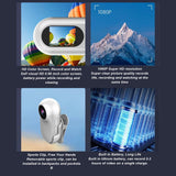 Small Action Camera 1080P HD Video Multifunctional Magnetic Pocket Thumb Ca KTAI