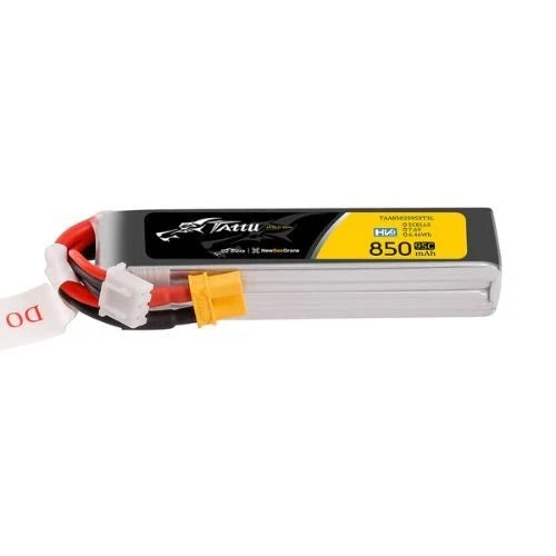 Tattu 850mAh 2S 7.6V HV 95C Lipo Battery Long Pack with XT30 plug Battery