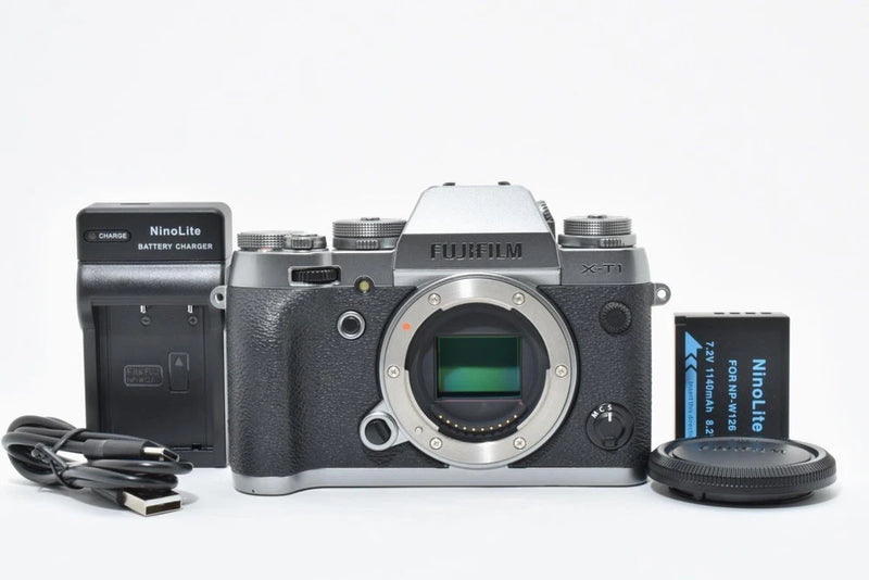 Fujifilm X-T1 Graphite Silver Edition Mirrorless Camera with Charger