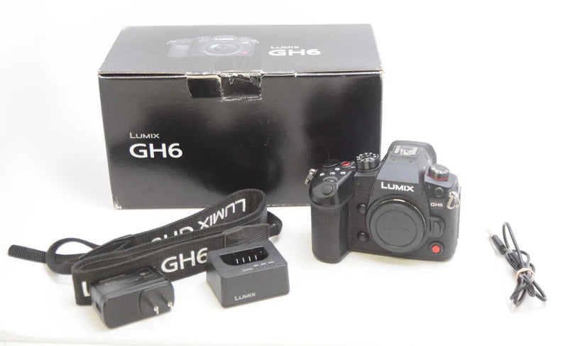 Panasonic Lumix GH6 25.2MP Mirrorless Digital Camera Body - Shot CT. (65)