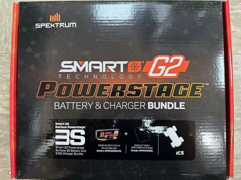 Spektrum RC Smart G2 PowerStage 3S Bundle w/3S Smart LiPo Battery SPMXPSS300