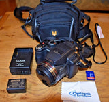 Panasonic LUMIX DMC-FZ45 - 14.1MP Digital Camera; 24x zoom; 4GB card; Charger