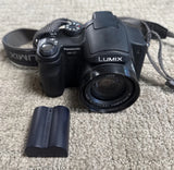 Panasonic LUMIX DMC-FZ7 Digital Bridge Camera 6.0MP Leica Lens Battery Read Desc