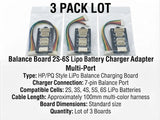 HP/PQ Balance Board 2S-6S Lipo Battery Charger Adapter Multi-Port (Lot of 3) Battery