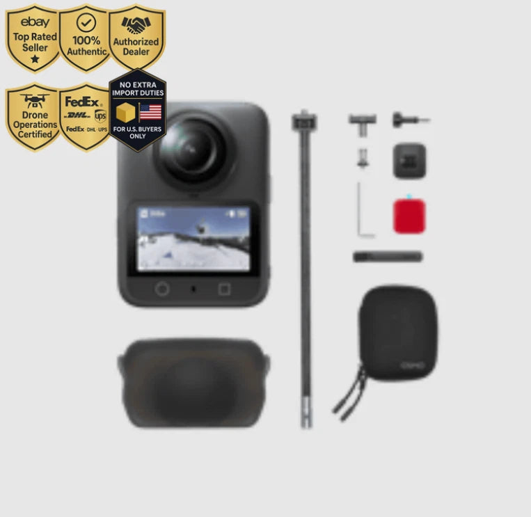 Osmo 360 Third-Person Helmet Combo 8K 120MP 10Bit +1 Battery