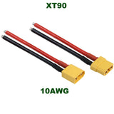 10AWG XT90 Wire Cable Male/Female Connector For RC Lipo Battery FPV Racing Drone