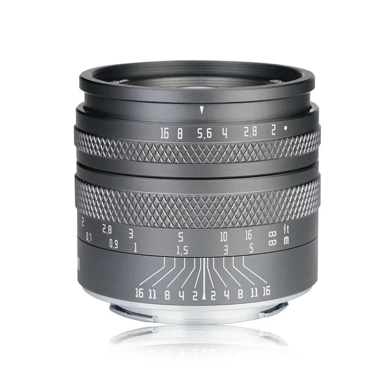 AstrHori 50mm F2.0 Full Frame Manual Focus Prime Lens for Fujifilm X=Titanium=