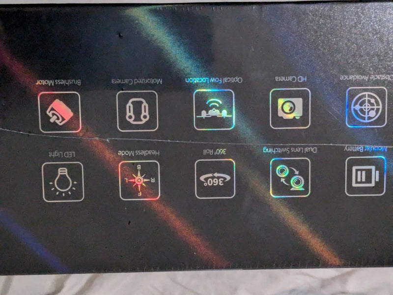 DMES UAV controller screen with colorful app icons
