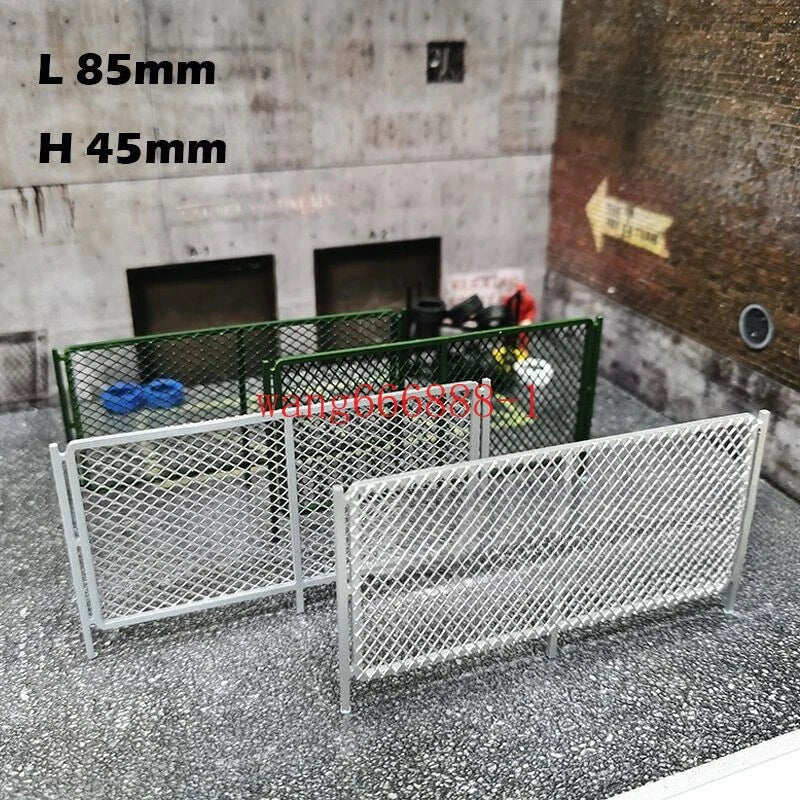 2 PCS 1:64/87 Fences Model Use for Mode Car Diorama Scene Display Accessories