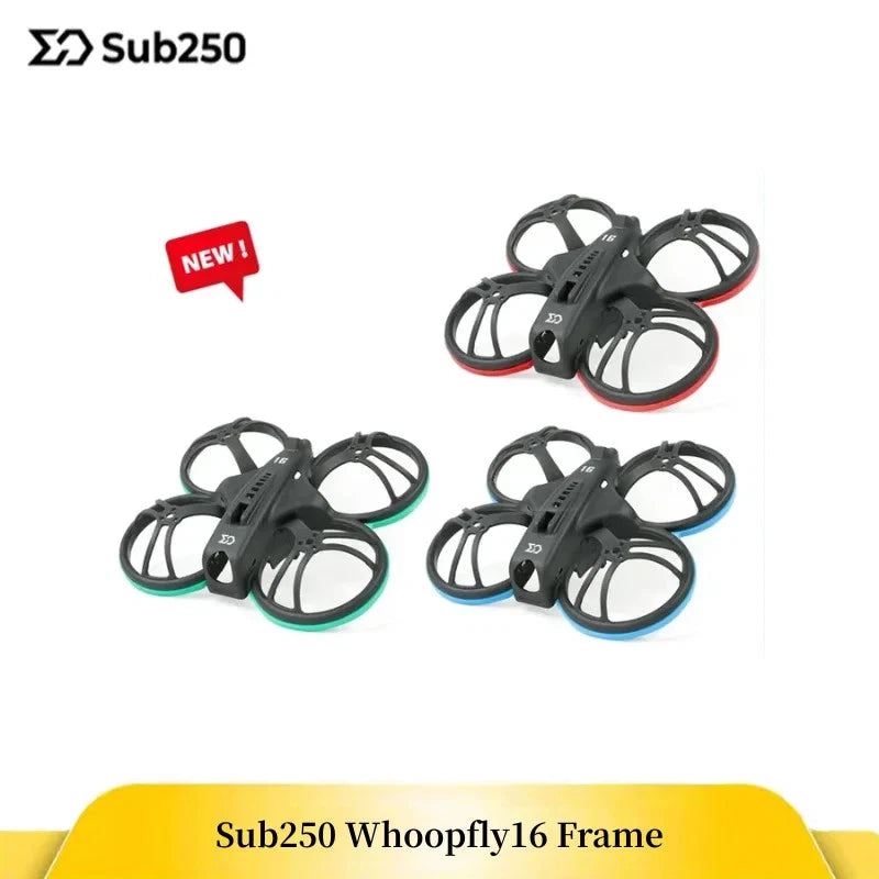 Sub250 Whoopfly16 1.6 Inch Micro Drone Frame Set Ultra Light Whoop Frame