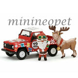 MINI GT MGT00320 LAND ROVER DEFENDER 90 PICKUP 2021 CHRISTMAS EDITION 1/64 RED