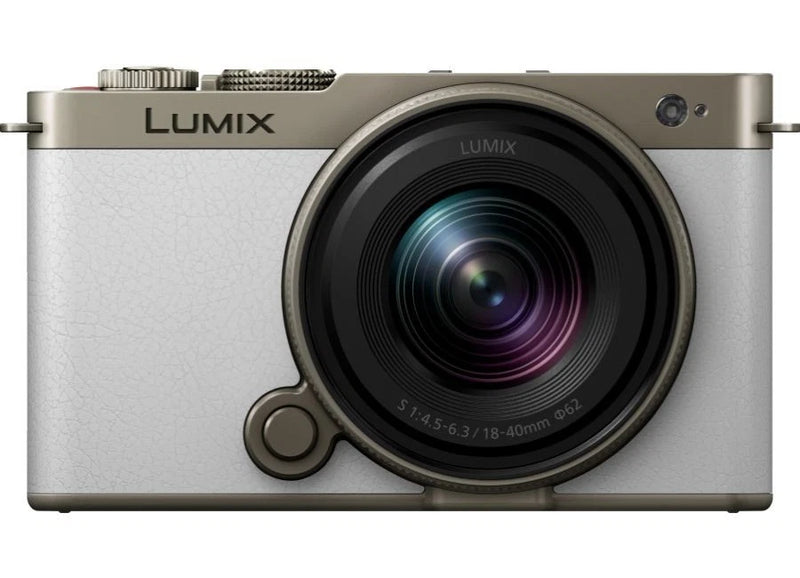 Panasonic LUMIX S9 N Kit 18-40mm Titanium Gold x Smoky White Leather