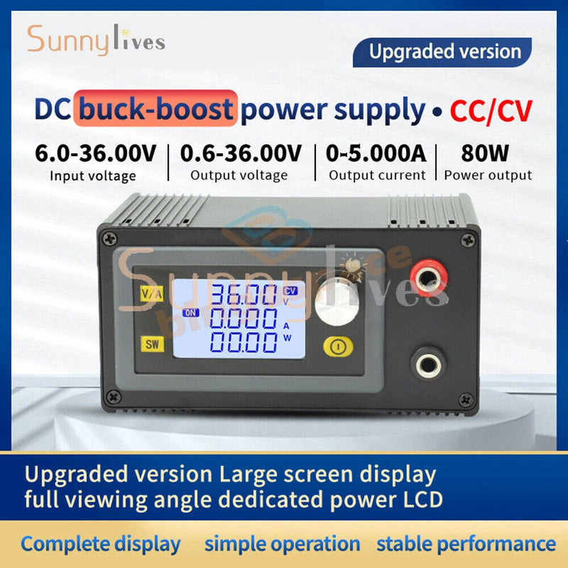 DC 5-30V / 6-36V Adjustable Step-Up Step-Down Buck Boost Power Regulator Module