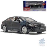 1/33 Toyota Corolla Hybrid Model Car Diecast Toy Vehicle Collection Gift Black Battery
