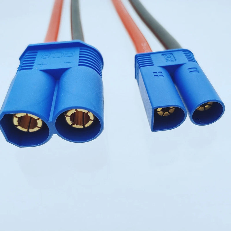 EC8 Male to EC5 Male cable 10AWG 5CM Charger Adapter RC Toy FPV