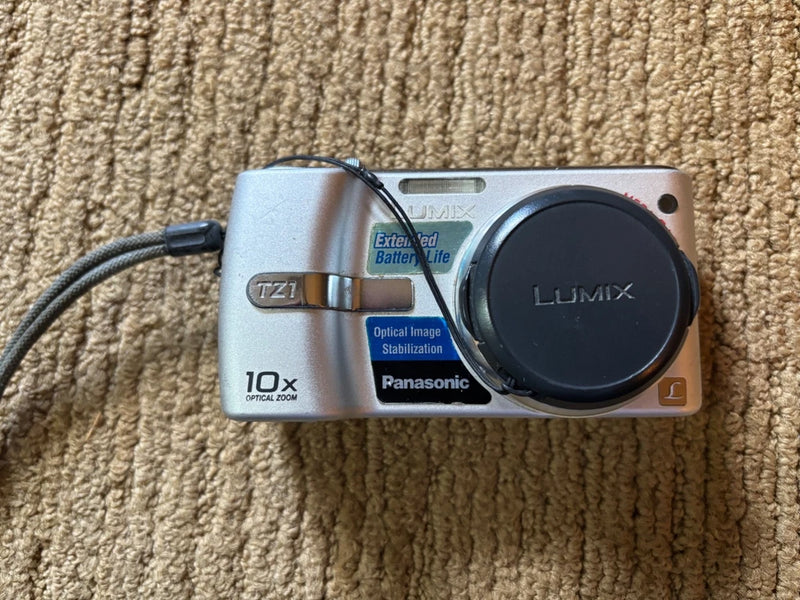 Panasonic Lumix DMC-TZ1 Silver Digital Camera - Untested