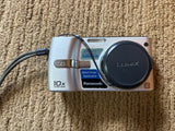 Panasonic Lumix DMC-TZ1 Silver Digital Camera - Untested