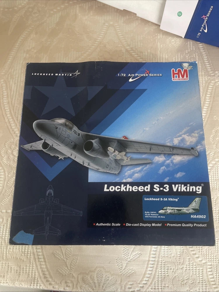 Hobby Master Lockheed S-3 Viking 1/72 Scale Diecast Model HA4902