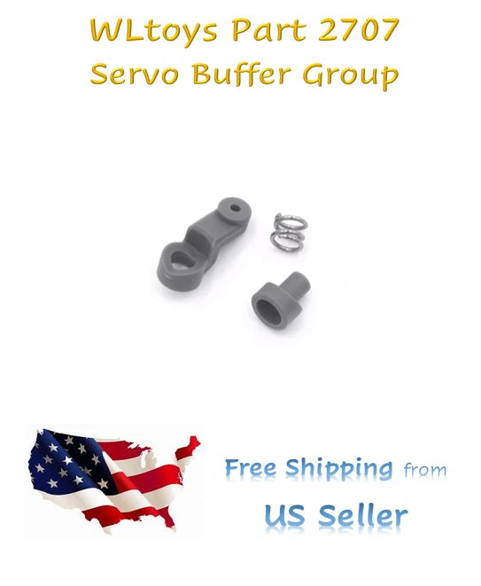 WLtoys 124008 OEM RC Car Part 2707 Servo Buffer Group SHIPS FREE from US Seller