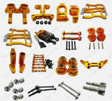Aluminum Metal CNC Upgrade Parts DIY Fit for 1/10 HPI RS4 Sport 3 Rc Car Orange