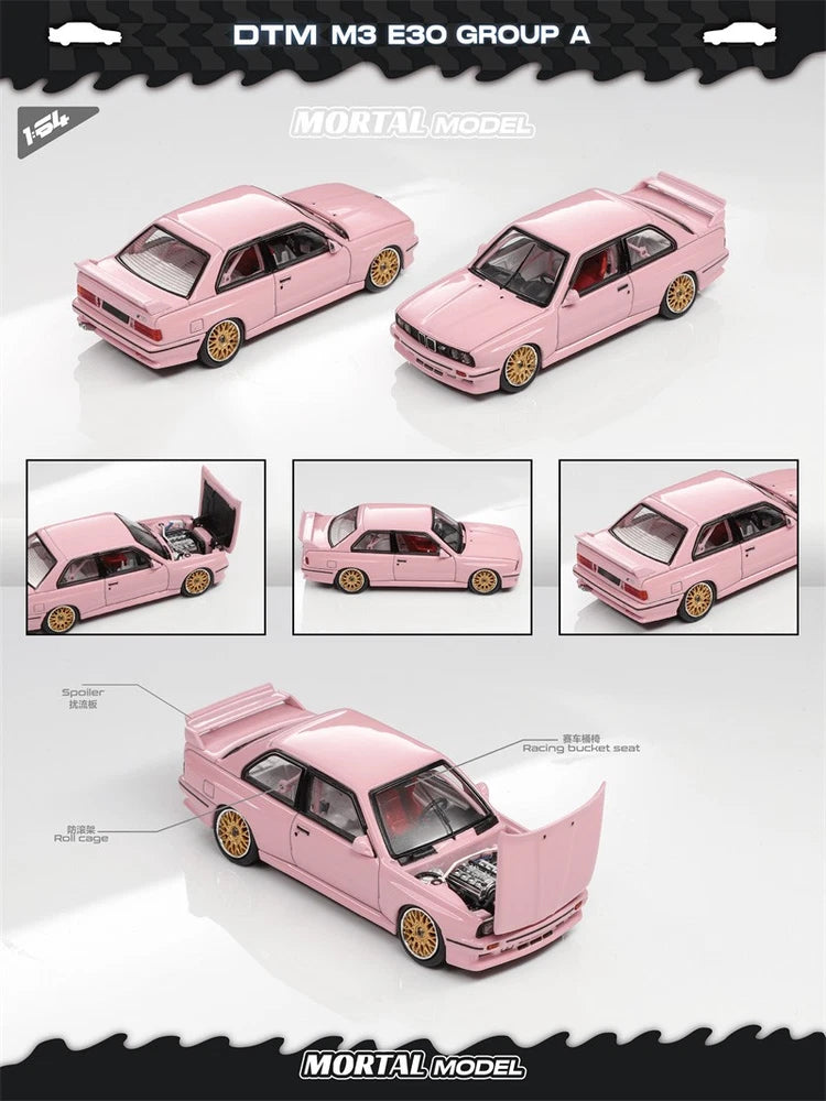 MORTAL 1:64 E30 M3 GROUP A Valentine's Day Special Edition Diecast Model Car