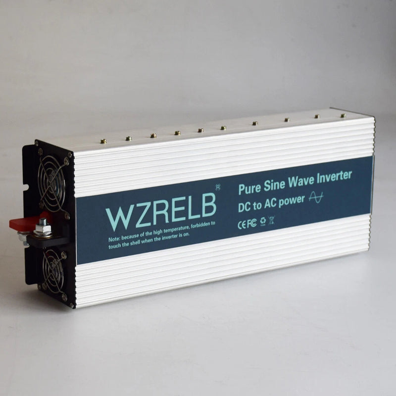 3500W Pure Sine Wave Inverter 48V 36V to 110V 220V Power Converter Truck Home RV