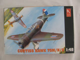 1992 Hobby Craft 1/48 Curtiss Export Hawk 75M/N/O Model Airplane Kit #HC1557 New