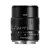 TTArtisan 40mm f/2.8 MACRO for Fujifilm X mount camera =Black=