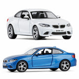 1:36 M2 Model Toy Car Diecast Toy Vehicle Doors Open Pull Back Boys Toys Kids