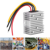 Power Converter 24V To 13.8V 15A DCDC Waterproof Module Aluminum Alloy