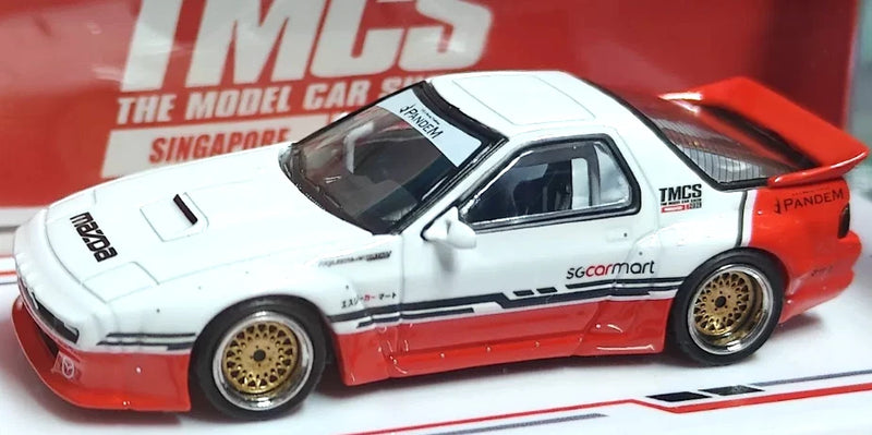 INNO64 1/64 RX-7 FC PANDEM SGcarmart Singapore TMCS 2025 Limited Model Car White