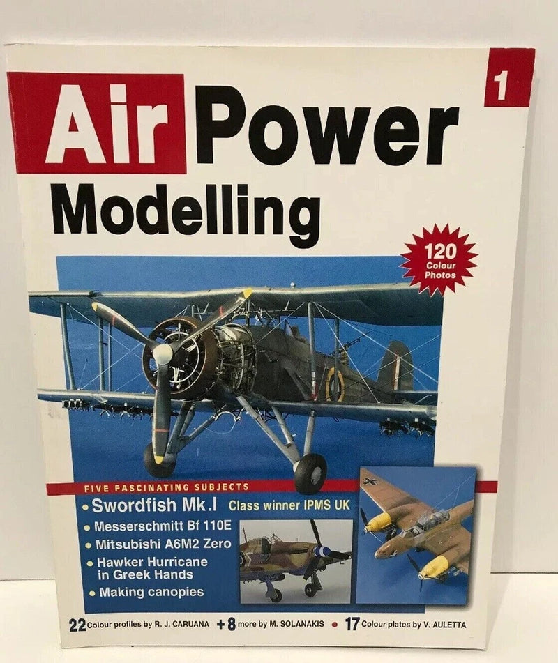 Air Power Modelling Vol 1 Caruana Airplane Messerschmitt Swordfish Model Book