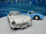 Chevrolet Corvette 1957, diecast model car, 1/34 scale model car, vintage model