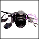 Panasonic LUMIX FZ80 18.1 MP Point Shoot Digital Camera Black 64GB Card Charger